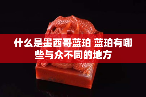 什么是墨西哥藍(lán)珀 藍(lán)珀有哪些與眾不同的地方