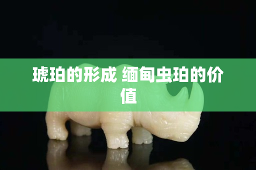 琥珀的形成 緬甸蟲珀的價值