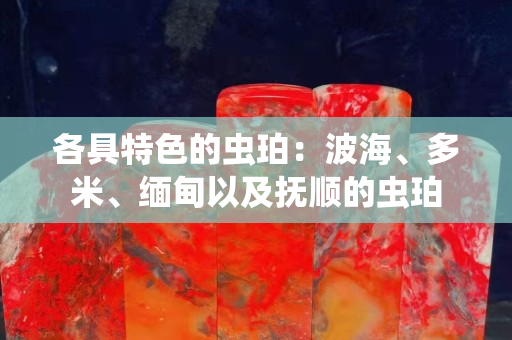 各具特色的蟲珀：波海、多米、緬甸以及撫順的蟲珀