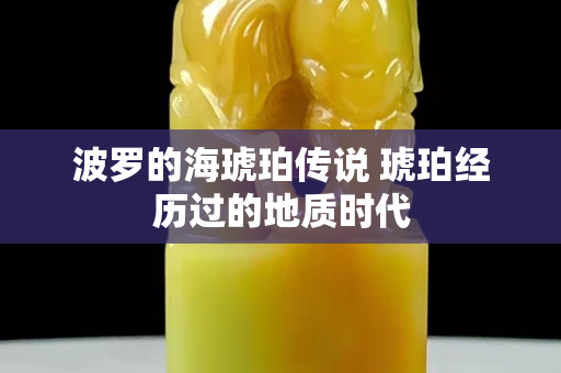 波羅的海琥珀傳說 琥珀經歷過的地質時代