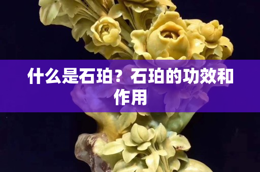 什么是石珀？石珀的功效和作用