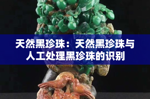 天然黑珍珠：天然黑珍珠與人工處理黑珍珠的識別