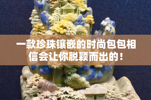 一款珍珠鑲嵌的時尚包包相信會讓你脫穎而出的！