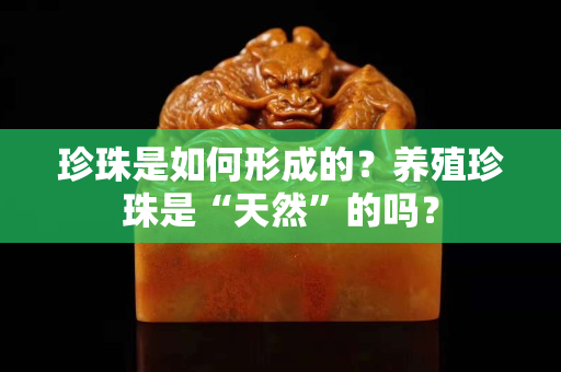 珍珠是如何形成的？養殖珍珠是“天然”的嗎？