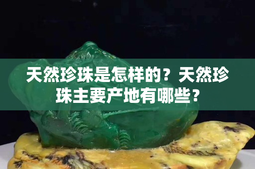 天然珍珠是怎樣的？天然珍珠主要產(chǎn)地有哪些？