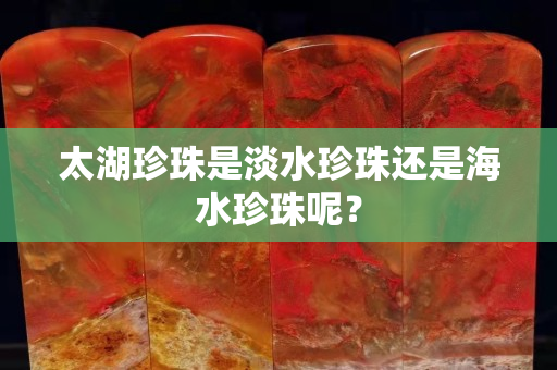 太湖珍珠是淡水珍珠還是海水珍珠呢？