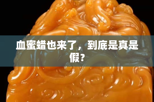 血蜜蠟也來了，到底是真是假？