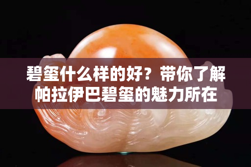 碧璽什么樣的好？帶你了解帕拉伊巴碧璽的魅力所在