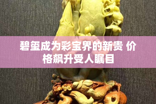 碧璽成為彩寶界的新貴 價格飆升受人矚目