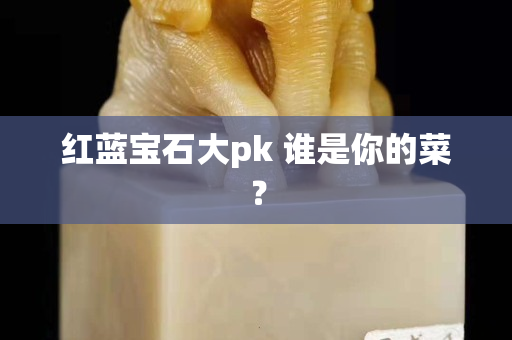 紅藍寶石大pk 誰是你的菜？