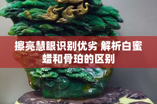 擦亮慧眼識(shí)別優(yōu)劣 解析白蜜蠟和骨珀的區(qū)別
