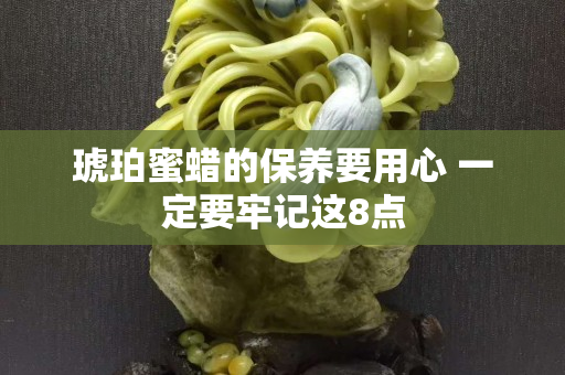 琥珀蜜蠟的保養要用心 一定要牢記這8點