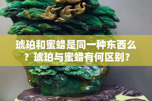 琥珀和蜜蠟是同一種東西么？琥珀與蜜蠟有何區別？