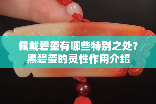 佩戴碧璽有哪些特別之處？黑碧璽的靈性作用介紹