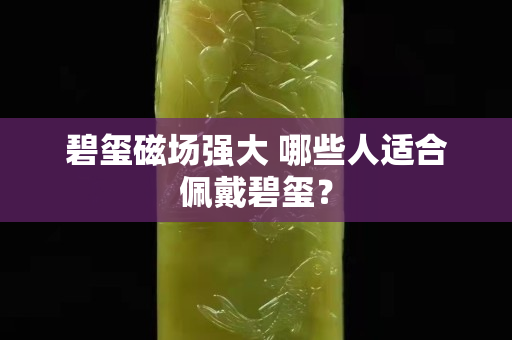 碧璽磁場強大 哪些人適合佩戴碧璽？