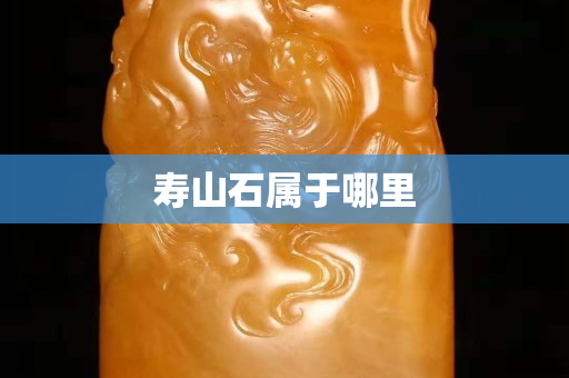 壽山石屬于哪里
