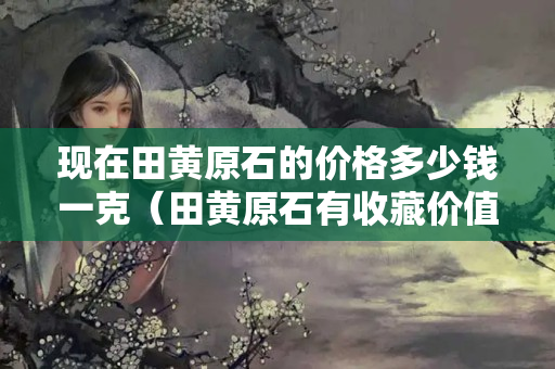 現(xiàn)在田黃原石的價(jià)格多少錢一克（田黃原石有收藏價(jià)值嗎）