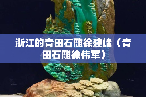 浙江的青田石雕徐建峰（青田石雕徐偉軍）