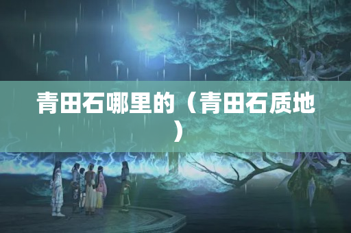 青田石哪里的（青田石質地）