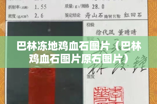 巴林凍地雞血石圖片（巴林雞血石圖片原石圖片）