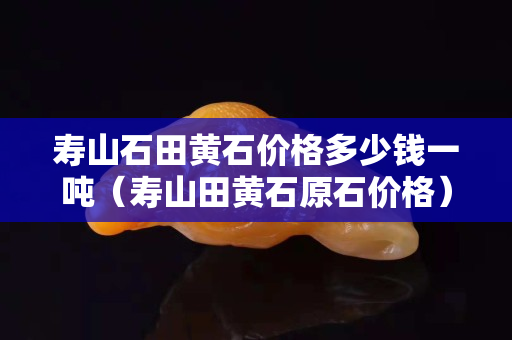 壽山石田黃石價格多少錢一噸（壽山田黃石原石價格）