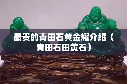 最貴的青田石黃金耀介紹（青田石田黃石）