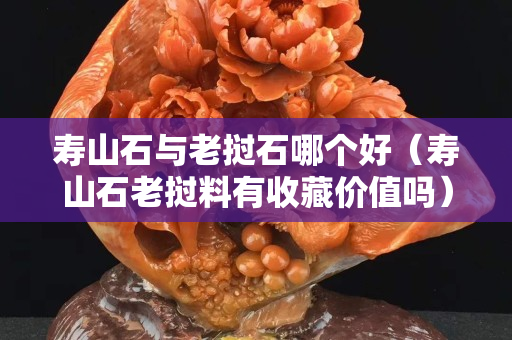 壽山石與老撾石哪個好（壽山石老撾料有收藏價值嗎）