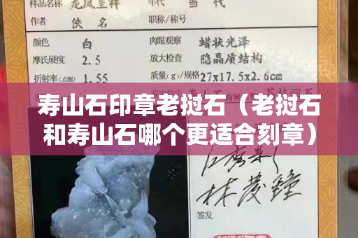 壽山石印章老撾石（老撾石和壽山石哪個更適合刻章）