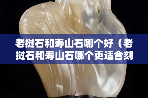 老撾石和壽山石哪個好（老撾石和壽山石哪個更適合刻章）