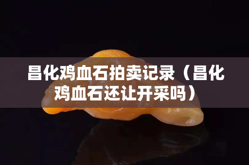 昌化雞血石拍賣記錄（昌化雞血石還讓開采嗎）