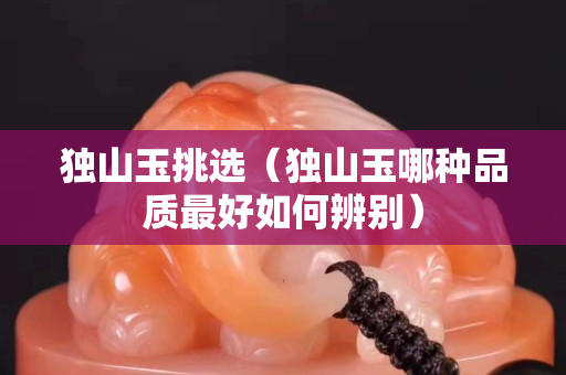 獨山玉挑選（獨山玉哪種品質最好如何辨別）