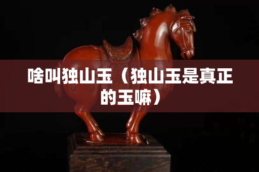 啥叫獨山玉（獨山玉是真正的玉嘛）