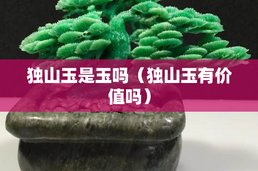 獨山玉是玉嗎（獨山玉有價值嗎）