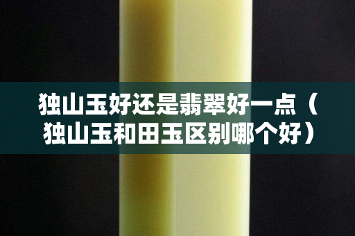獨(dú)山玉好還是翡翠好一點(diǎn)（獨(dú)山玉和田玉區(qū)別哪個(gè)好）