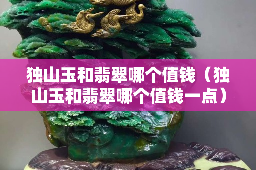 獨(dú)山玉和翡翠哪個(gè)值錢(qián)（獨(dú)山玉和翡翠哪個(gè)值錢(qián)一點(diǎn)）