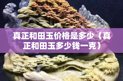 真正和田玉價格是多少（真正和田玉多少錢一克）