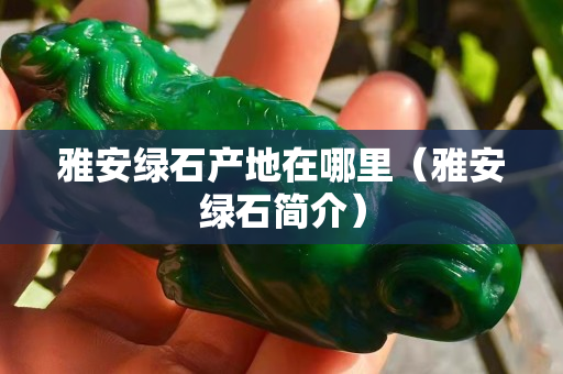 雅安綠石產地在哪里（雅安綠石簡介）