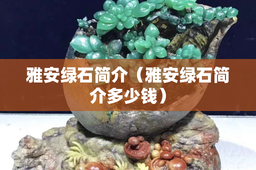 雅安綠石簡介（雅安綠石簡介多少錢）