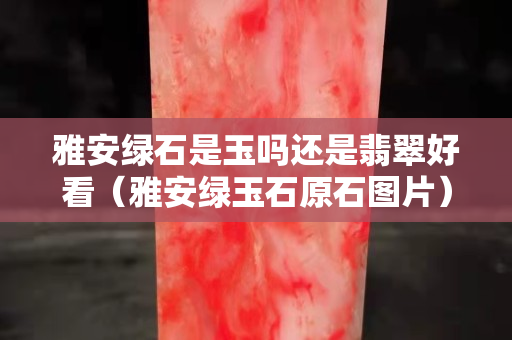 雅安綠石是玉嗎還是翡翠好看（雅安綠玉石原石圖片）
