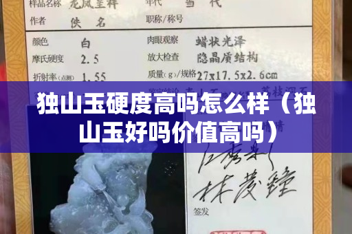 獨山玉硬度高嗎怎么樣（獨山玉好嗎價值高嗎）