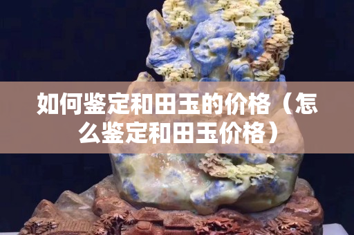 如何鑒定和田玉的價格（怎么鑒定和田玉價格）