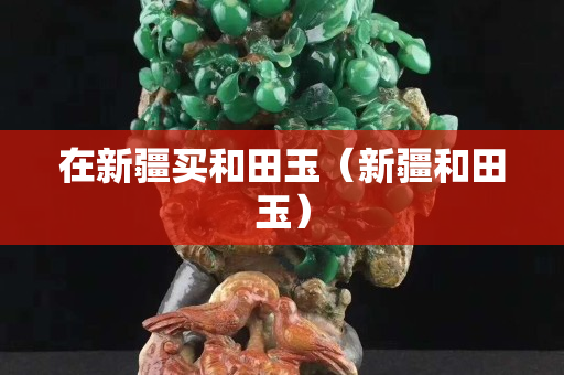 在新疆買和田玉（新疆和田玉）