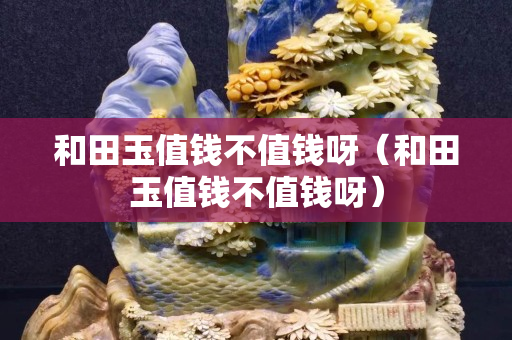 和田玉值錢不值錢呀（和田玉值錢不值錢呀）