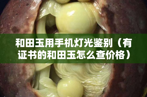 和田玉用手機(jī)燈光鑒別（有證書的和田玉怎么查價格）