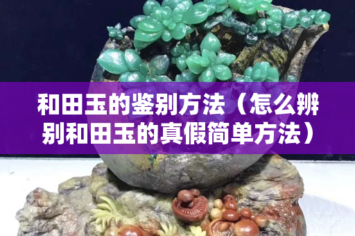 和田玉的鑒別方法（怎么辨別和田玉的真假簡單方法）
