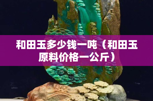 和田玉多少錢一噸（和田玉原料價格一公斤）