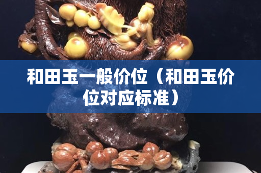 和田玉一般價位（和田玉價位對應標準）