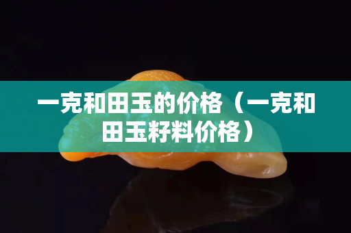 一克和田玉的價格（一克和田玉籽料價格）