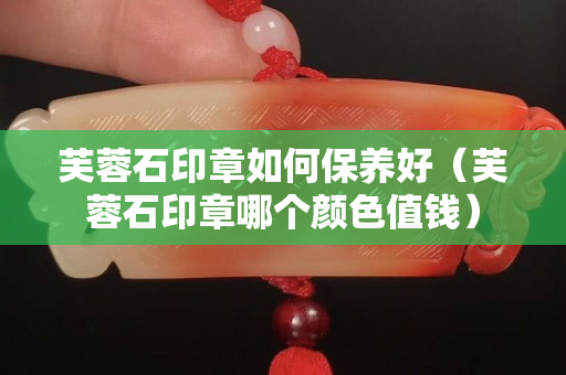 芙蓉石印章如何保養好（芙蓉石印章哪個顏色值錢）