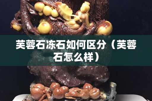 芙蓉石凍石如何區(qū)分（芙蓉石怎么樣）